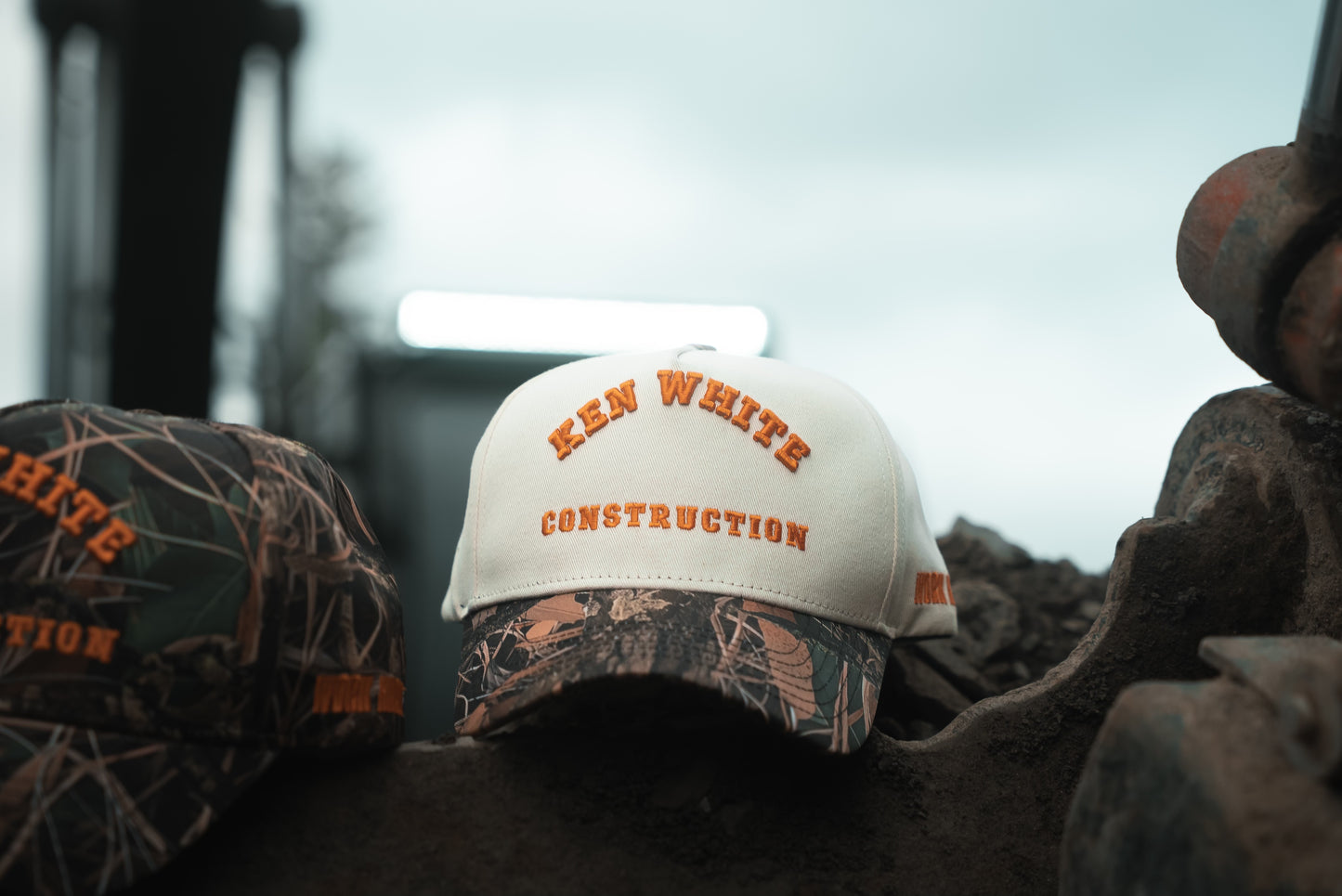 White/Camo KWC Hunter Hat