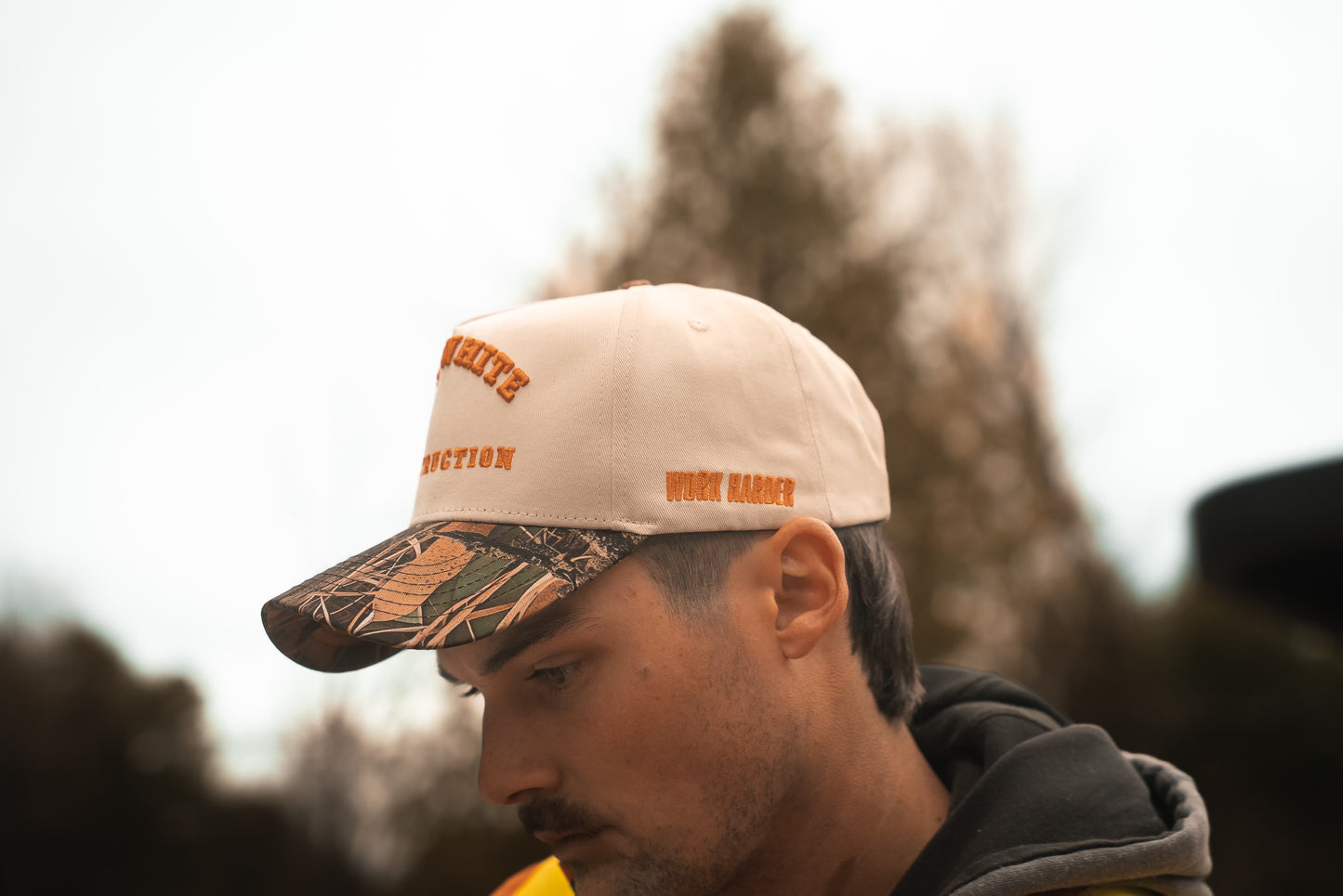 White/Camo KWC Hunter Hat