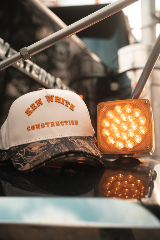 White/Camo KWC Hunter Hat